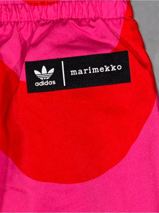 Adidas X Marimekko Pants Women's Primegreen Laine Wave Track Pants Vivid Size S - Picture 6 of 10